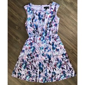 J.Crew Lilac Multicolored Print Dress